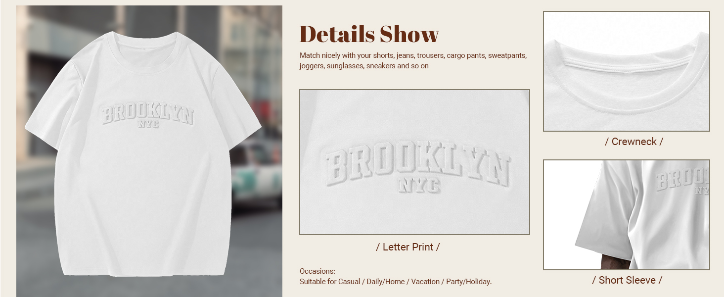 men oversized tee