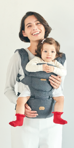 【使用回数少なめ！美品】BABY & Me 抱っこひも ブラック BABY&Me（ベビーアンドミー）公式サイト/ ヒップシートキャリア