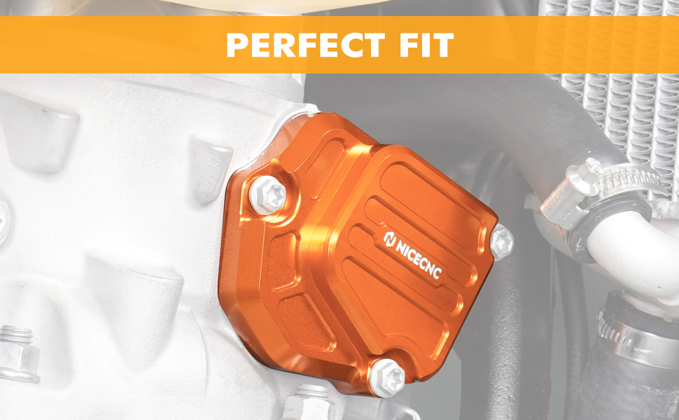 NICECNC Orange Right Valve Power Guard Cover 2T Compatible with 250/300