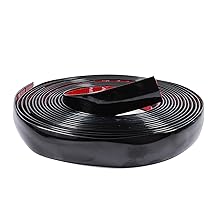 black car molding trim strip