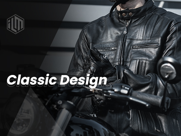 ジャケット・アウター AND logo leather jacket Amazon.com: ILM Motorcycle Real Leather Jacket for Men