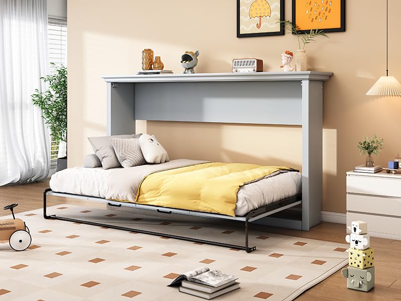 Twin Size Murphy Bed, can be Folded into a Cabinet