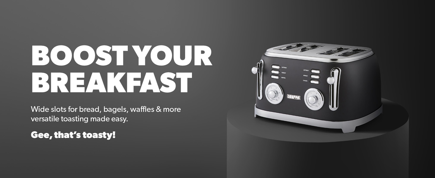 Text reads 'BOOST YOUR BREAKFAST'. Marketing or promotional material featuring breakfast-related imagery and bold typography.