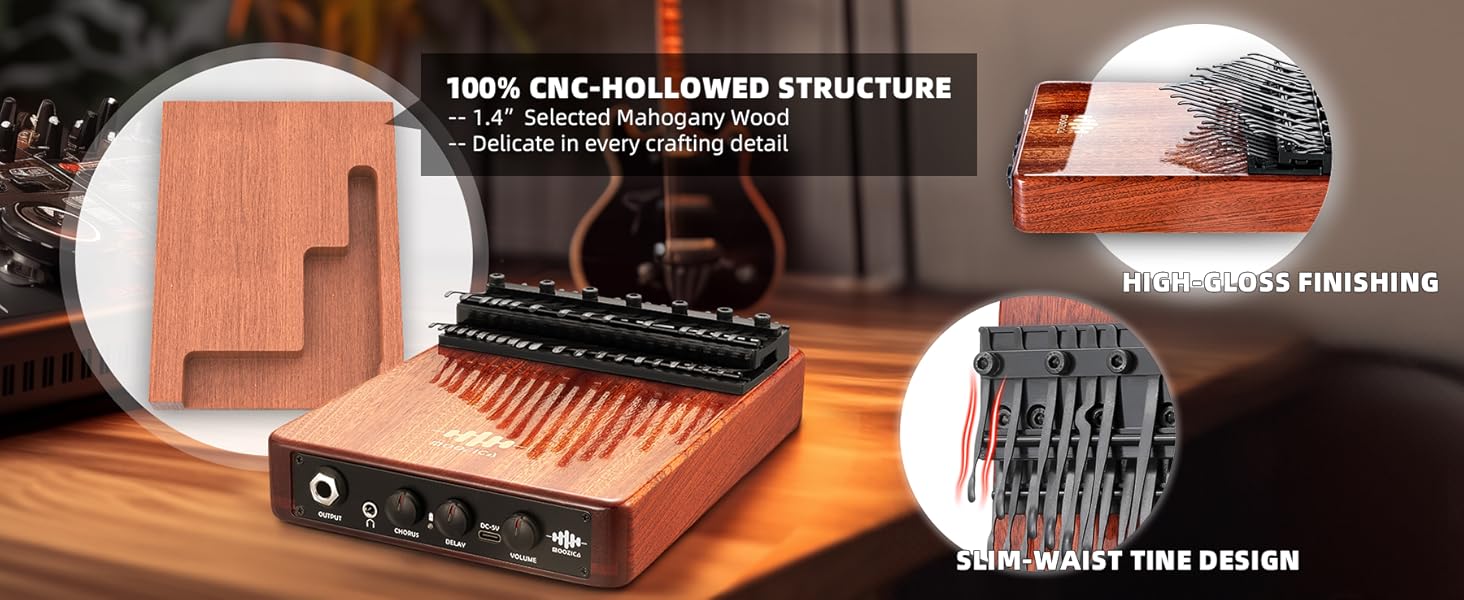 Moozica Eqx Keys MOOZICA EQX-Series Chromatic Kalimba, 36