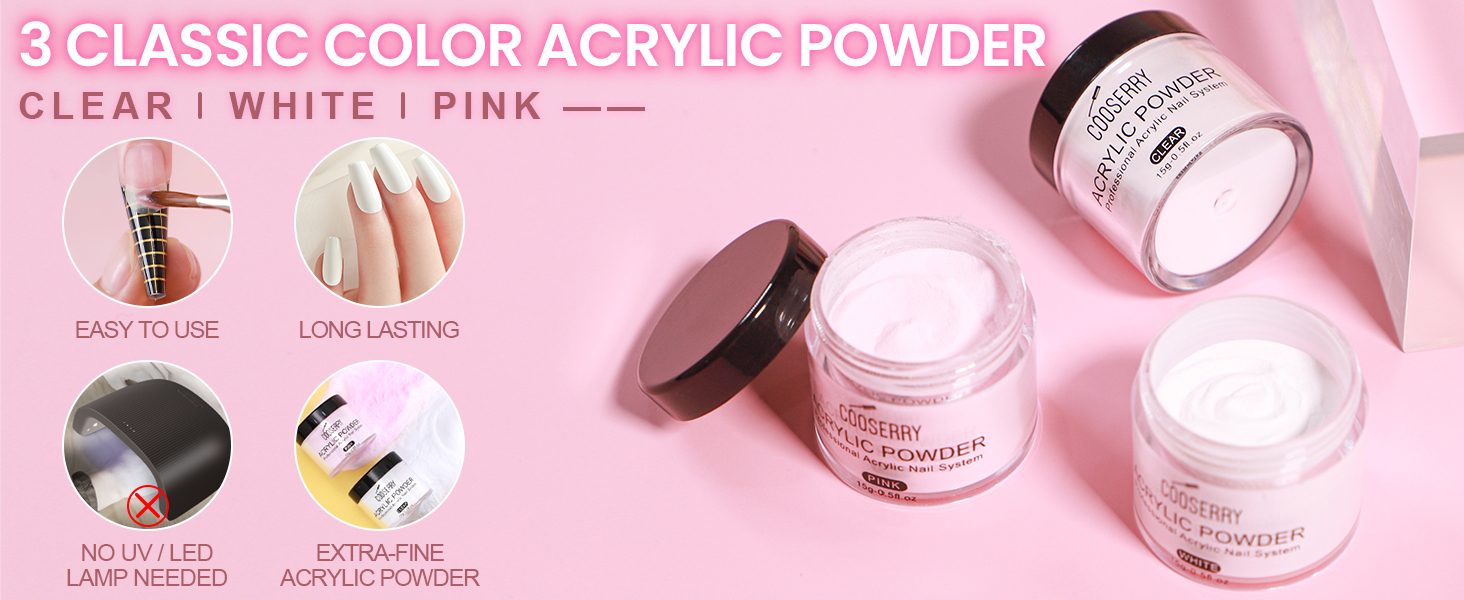 acrylic powder and liquid set