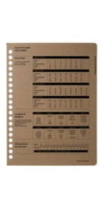 下敷き等 Amazon.co.jp: ラコニック ルーズリーフ 下敷き A5 FLEX LFX-E02