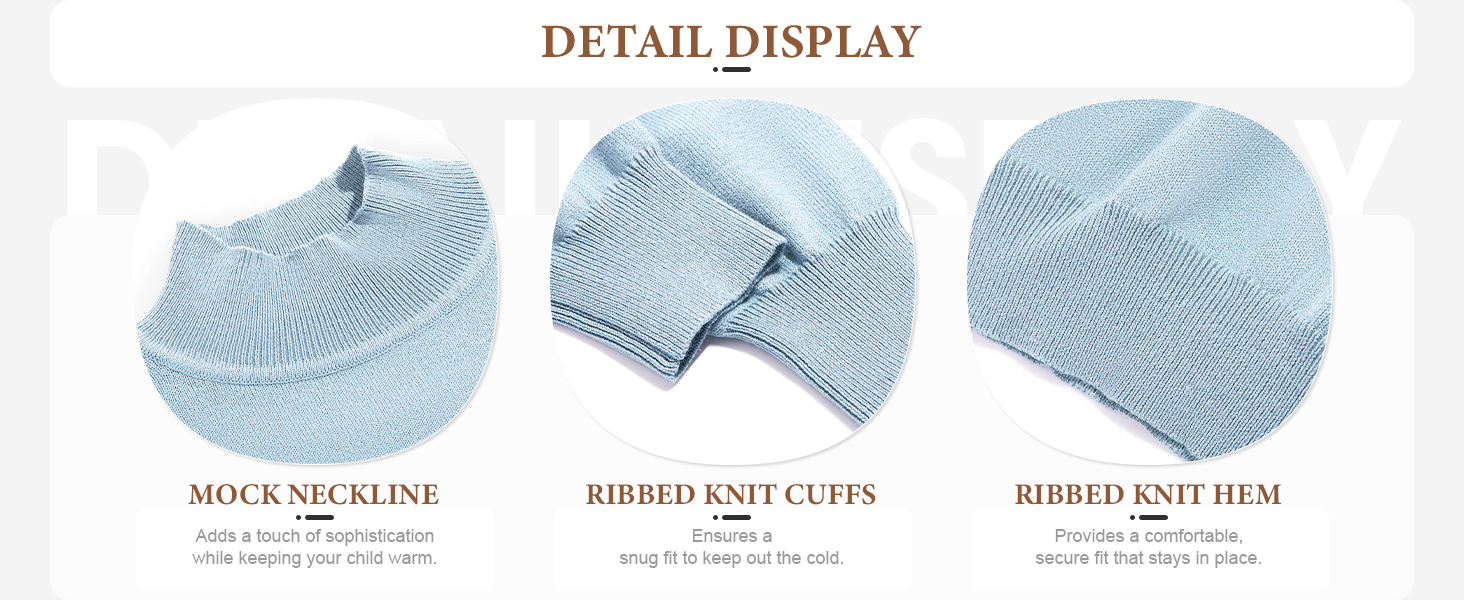 Boys Turtleneck Sweater