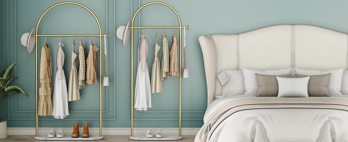 glod garment rack