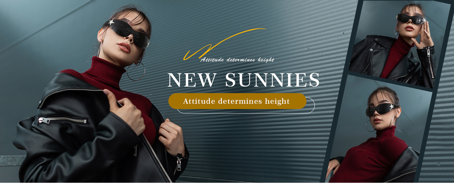 Y2k Sunglasses for Women Men Shield Wrap Around Fashion Sunglasses Trendy Oversized Sunglasses