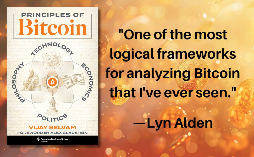 Book cover against orange background