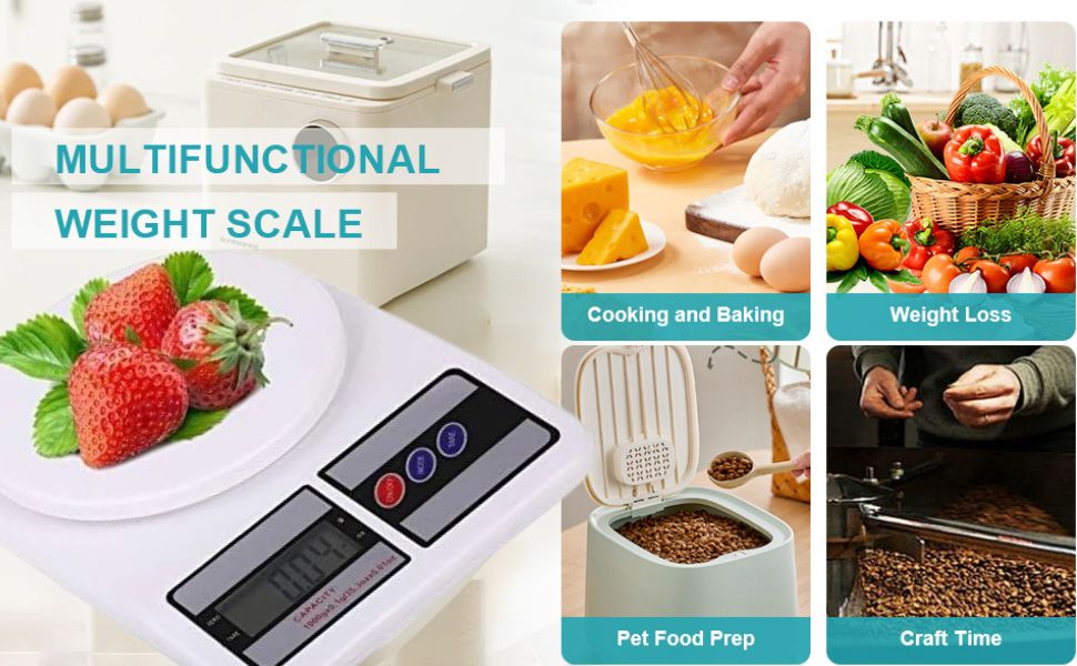 user-friendly design, easy to operate for precise food measurements.