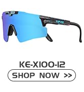 KAPVOE Polarized Sports Sunglasses, UV400 Protection Cycling glasses with Adjustable Frame Bicycl...
