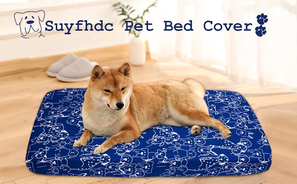 Suyfhdc Dog Bed CoverWashable Dog Bed Cover, Dog Bed