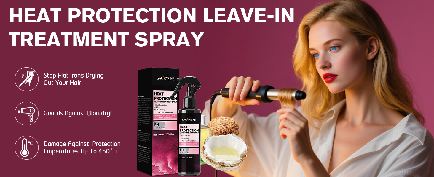 Heat Protection Leave-In Treatment Spray