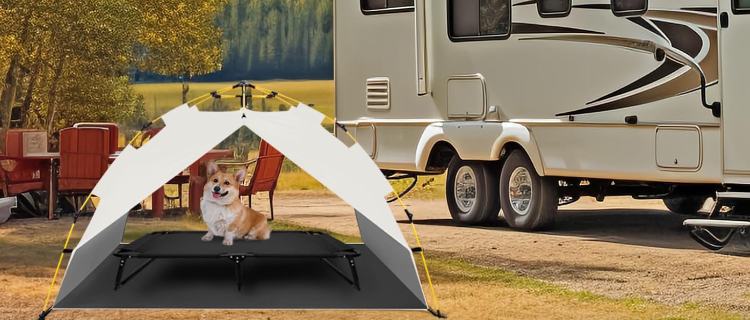 CAREDPETS Canopy Shade Tent for Large XL XXL Jumbo