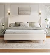 Amazon.com - Merax King Size Upholstered Platform Bed