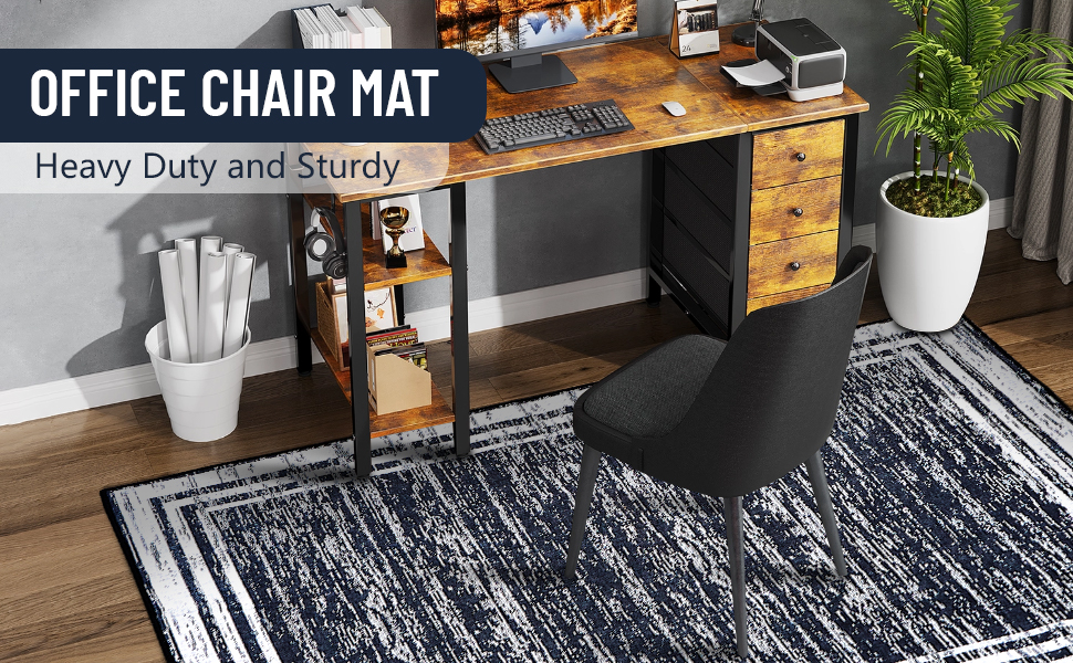 Office Chair Mat, Chair Mat with NonSlip Backing, 48x60