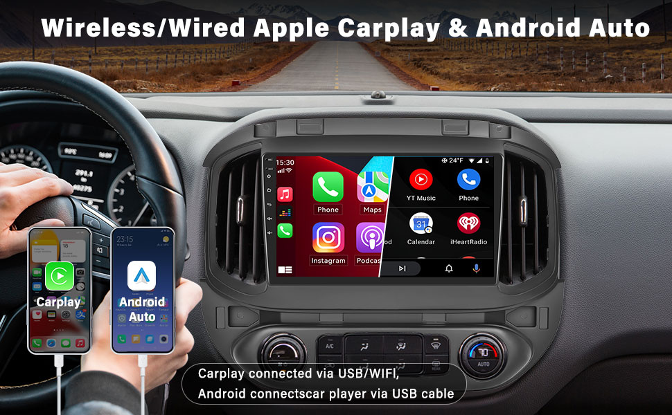 2+32G Android 11 Car Stereo for Chevrolet Chevy Colorado GMC Canyon