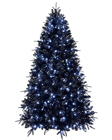 black christmas tree