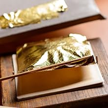 Amazon.co.jp: 【金沢金箔の箔一】工芸・日本画用 本金箔四号色