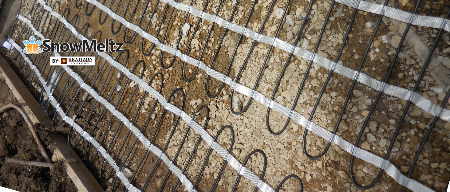 SNOWMELTZ Heated Driveway System for Concrete/Asphalt