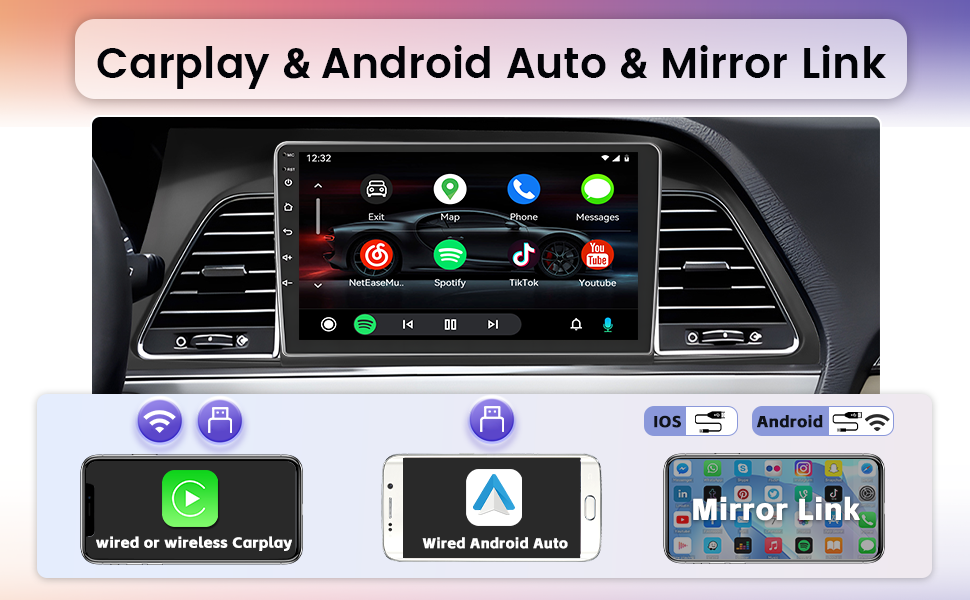 Hikity Android Car Stereo for Hyundai Sonata 20152017 (LHD