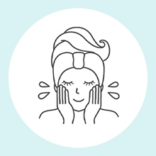Lulululunクレンジング調子バーム、ステップ4の使用方法