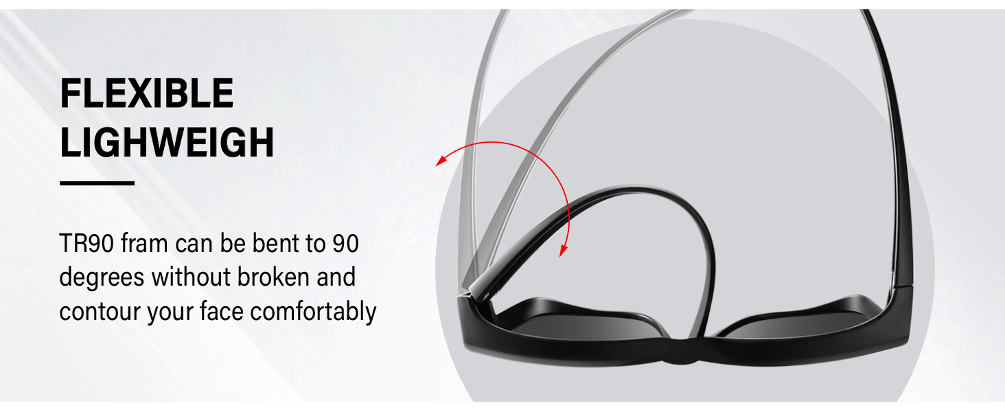 Peekaco Sunglasses Fit Over Glasses for Men Women