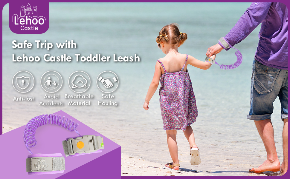 Lehoo Castle Toddler Leash, 4.9ft Kid Leash Wrist with