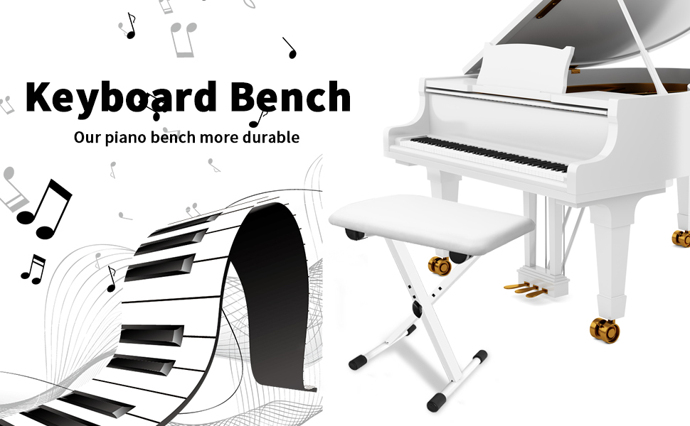 soulmate Keyboard Bench XStyle Piano Bench Adjustable