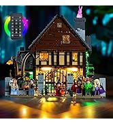 Brickshining LED Lighting Compatible with Lego Disney Hocus Pocus: The Sanderson Sisters' Cottage...