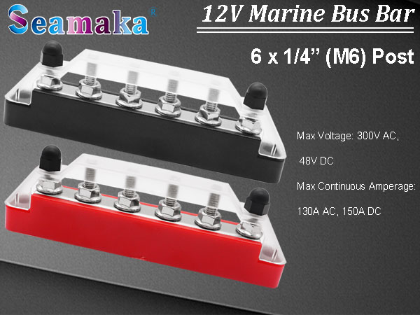 Amazon.com: Seamaka (Red+Black) Power Distribution Terminal