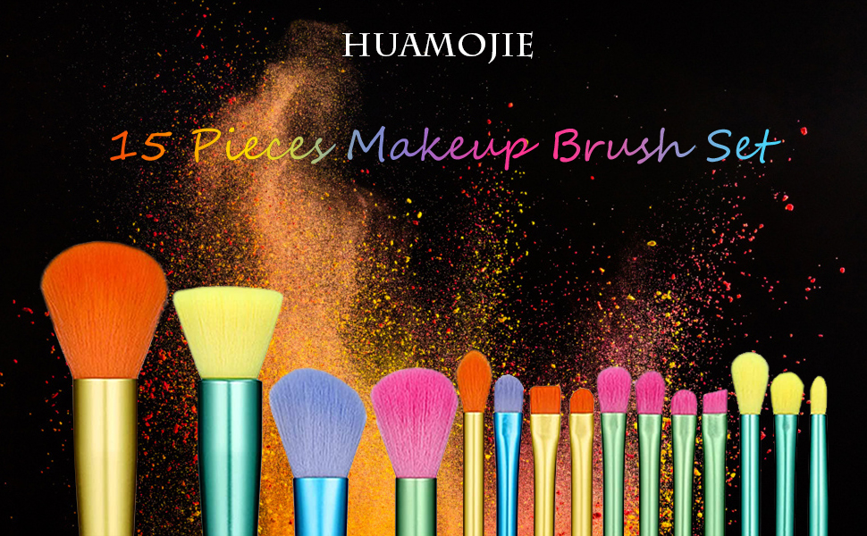 15 Pieces Makeup Brush Set