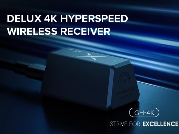 Delux 4K Hyperspeed wireless receiver