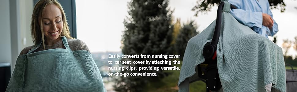 Nursing cover for breastfeeding; baby car seat cover baby; breastfeeding cover; carseat covers