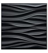 3d black wall panels