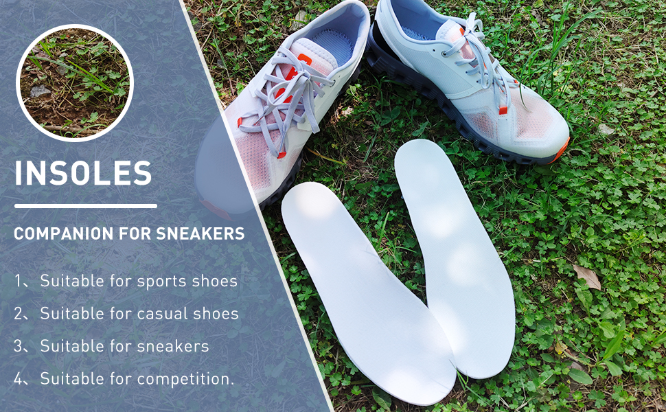 Amazon.com: Shoe Insoles for On Cloud Men's Shoes Replacement, Comfort ...