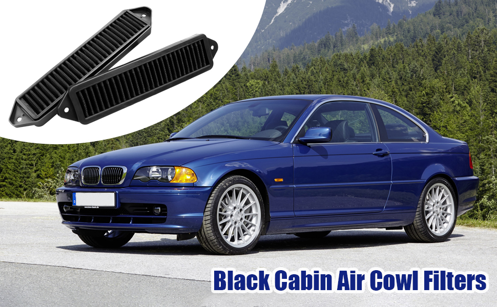 Cabin Cowl Filters Fits for BMW E Chassis E82 E88 E90 E91