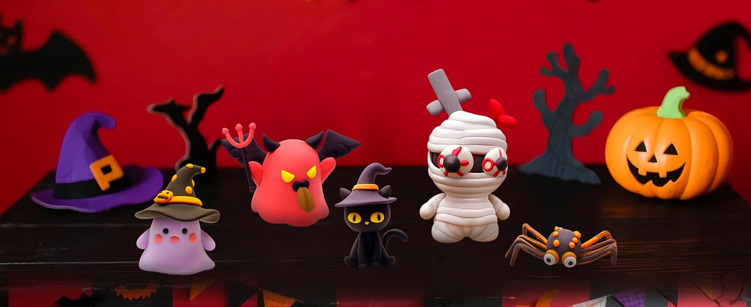 Halloween Modeling Clay Kit
