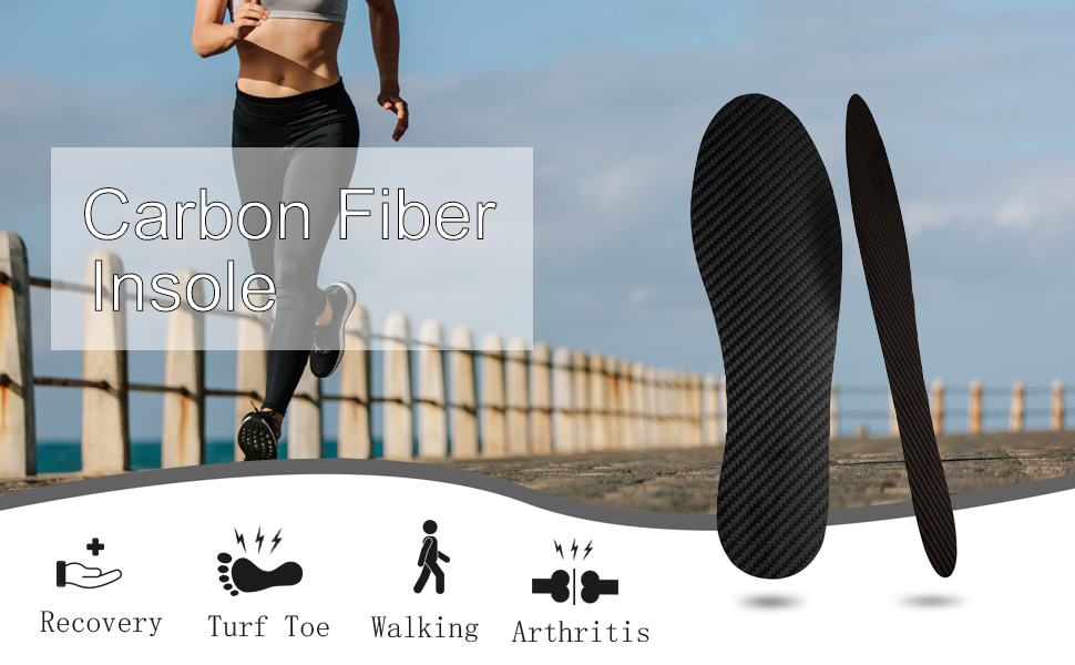 Carbon Fiber Insole 1 PC Rigid Shoe Insert Rigid Strong