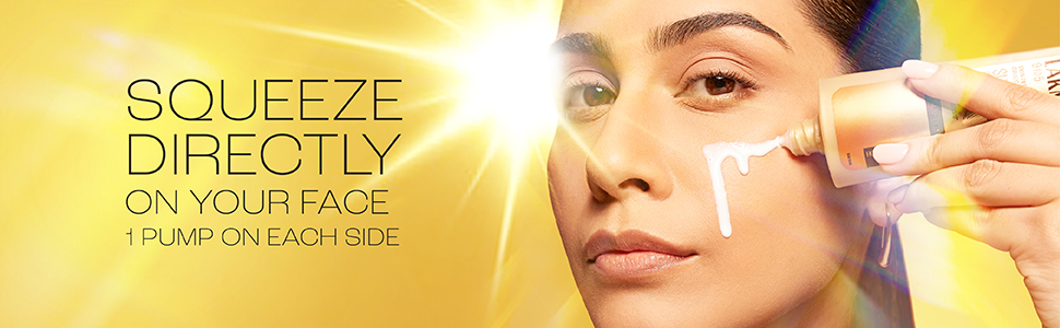Lakme Sun Expert Dry Matte Fluid SPF 50++++ Sunscreen with 1% niacinamide & ceramide