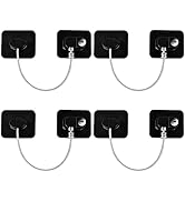 YEYA Refrigerator Lock, Baby Proof Cabinet Locks with Keys, Safety Cabinets Locks for Toddler 4 Pack