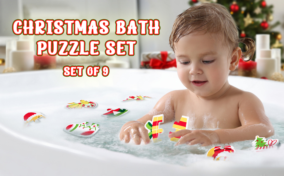 Christmas Bath Puzzle Set