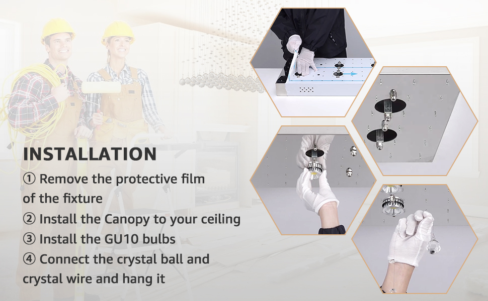 rectangle chandelier