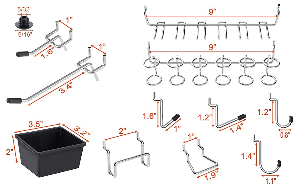 pegboard hooks