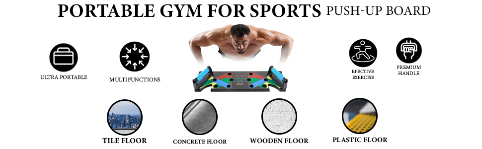 Pushup Board Home Gym Equipment Gift for Men push up at home gym equipment push up bars 