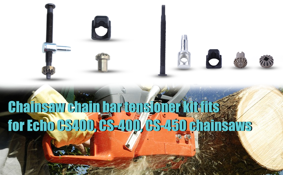 Atunee 2Pack Chain Bar Tensioner Adjuster Kit Asssembly for Echo CS370 CS400 cs400