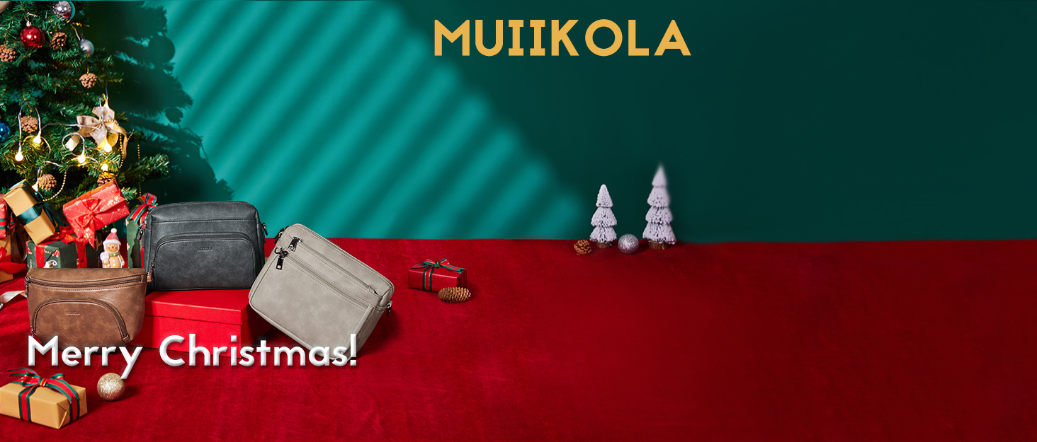 MUIIKOLA Cross Body Bag Women,Crossbody Bags For Women Purses for Women Trendy,Leather Medium Crossbody Bag, Women's Shoulder Handbags Built in Wallet Adjustable wide shoulder straps 12 1