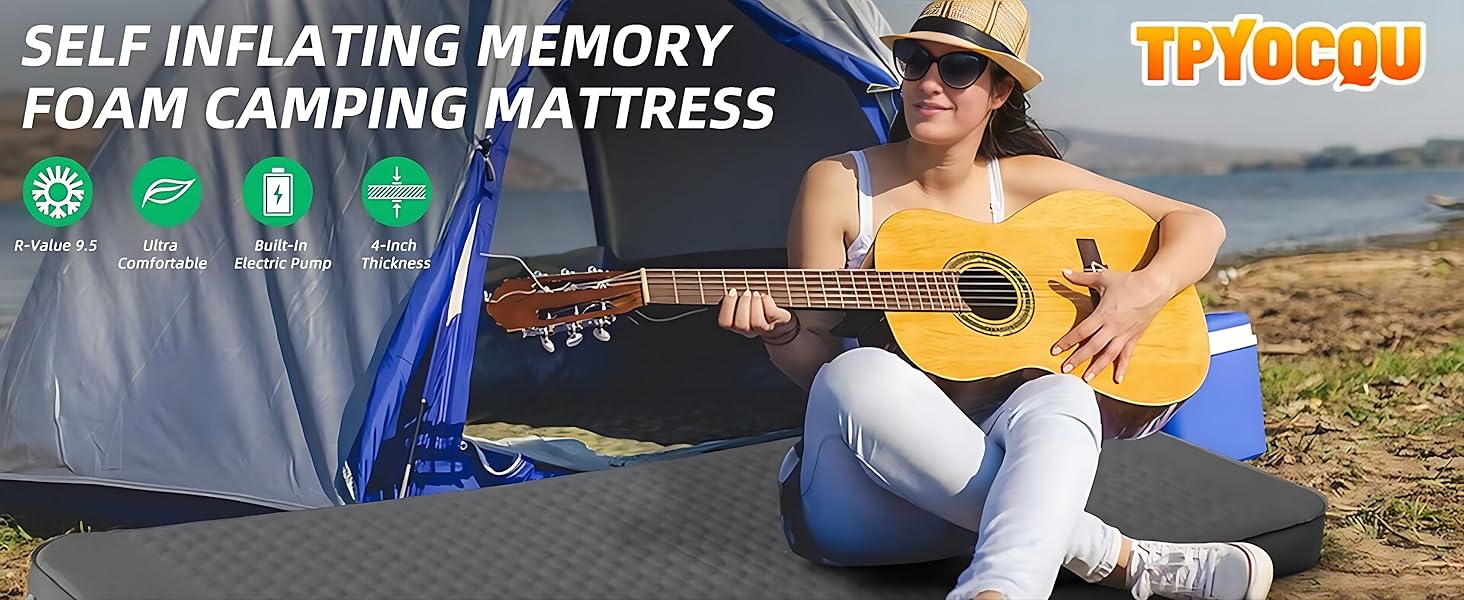 self inflating sleeping pad