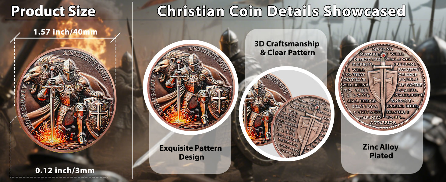 Knight Templar challenge coin